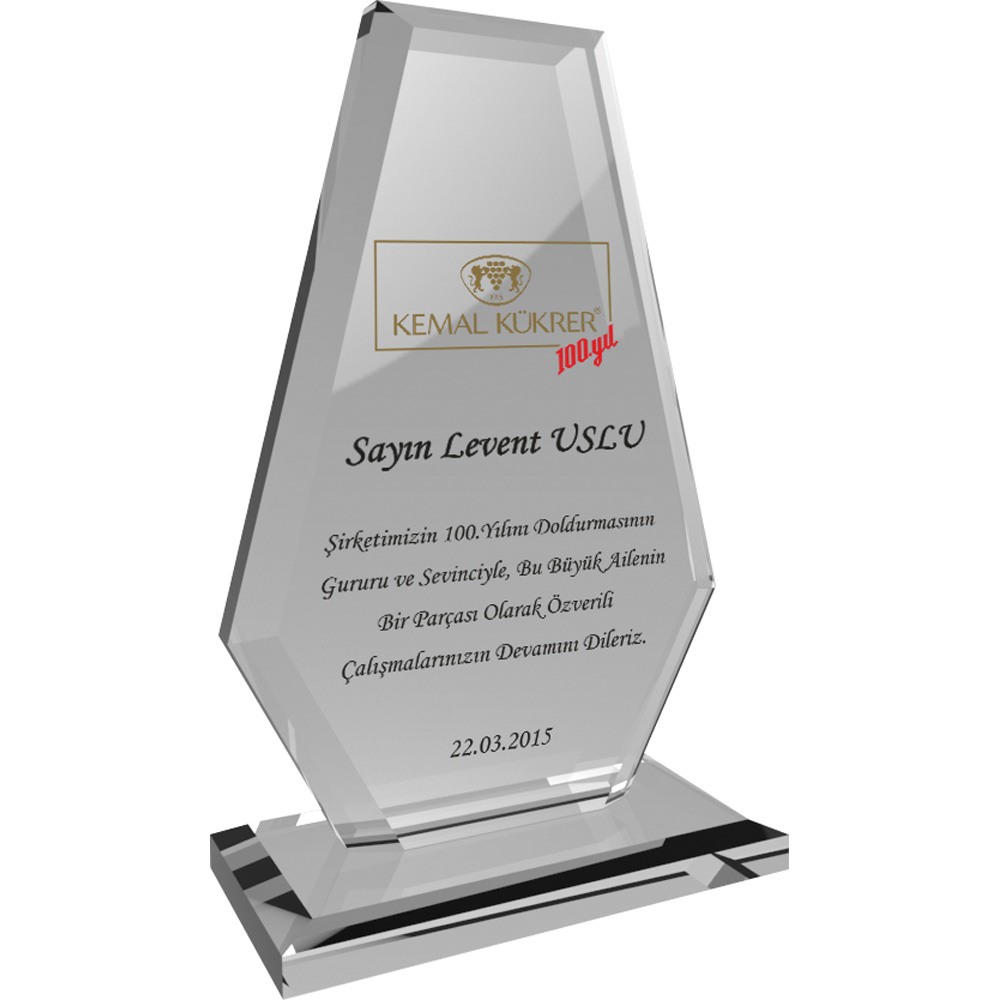 Promosyon Kristal Plaket